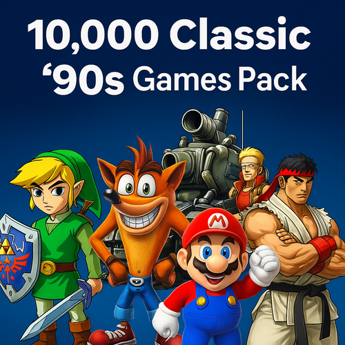 10,000 Classic ‘90s Games Pack