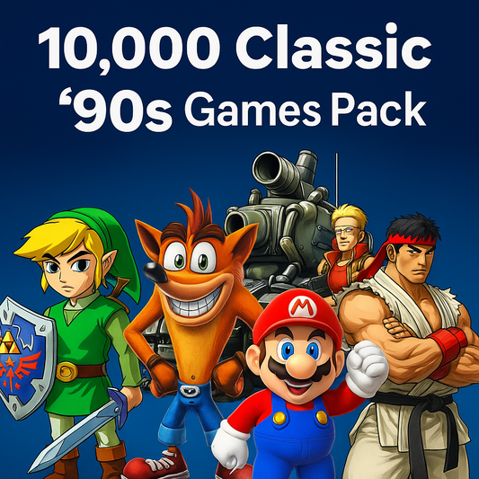 Paquete de 10.000 juegos clásicos de los 90.